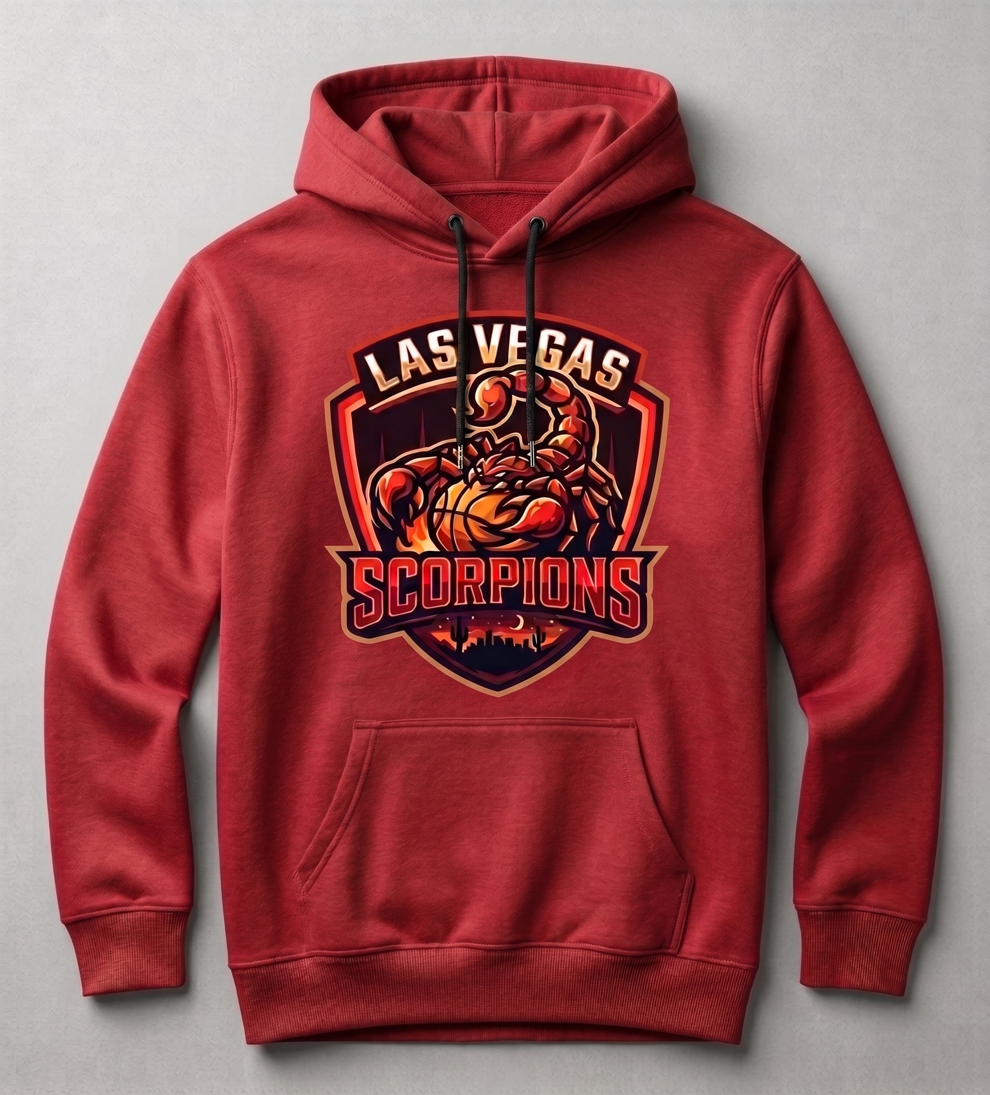 Red hoodie